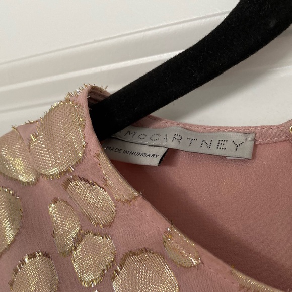 STELLA MCCARTNEY Delia belted metallic coupé silk-chiffon mini dress $1,698 - Picture 11 of 14